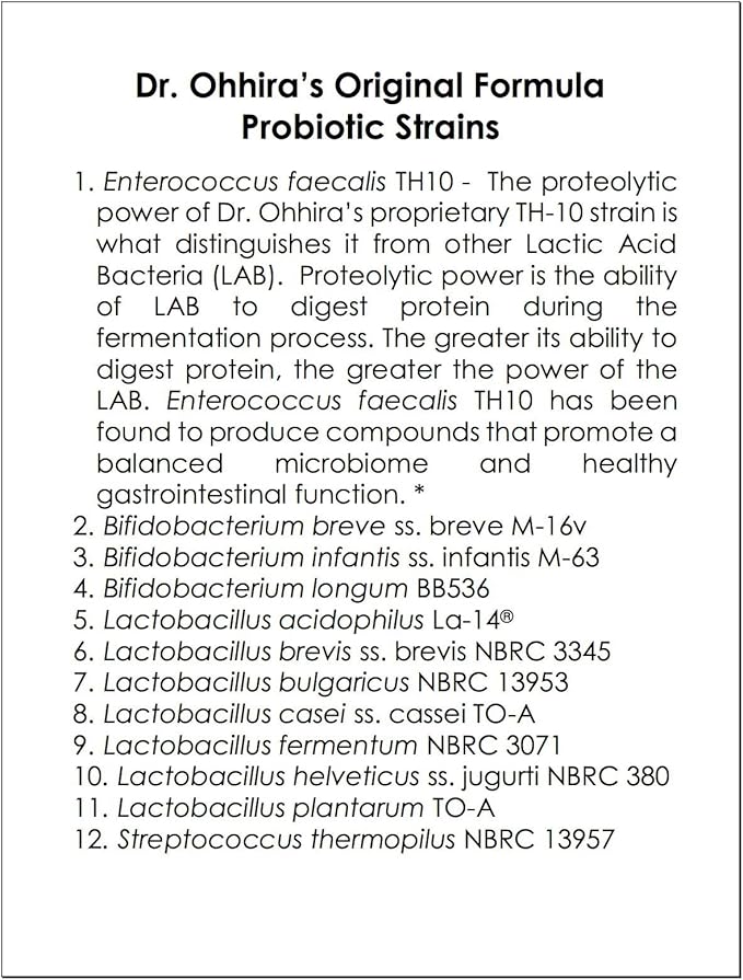 Dr. Ohhira’s Probiotics Original Formula with 3 Year Fermented Prebiotics, Live Active Probiotics and The only Product with Postbiotic Metabolites, 30 Capsules