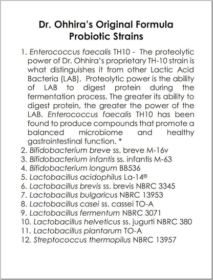 Dr. Ohhira’s Probiotics Original Formula with 3 Year Fermented Prebiotics, Live Active Probiotics and The only Product with Postbiotic Metabolites, 30 Capsules