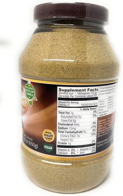 Natural Fiber Powder Pecan Flavor (23 Ounces, Pecan - Nut)