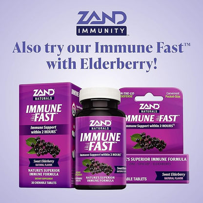 ZAND Immune Fast Chews | Boosts Immune Response & Cell Activity w/EpiCor* & Vitamin C (Orange, 36 Count)