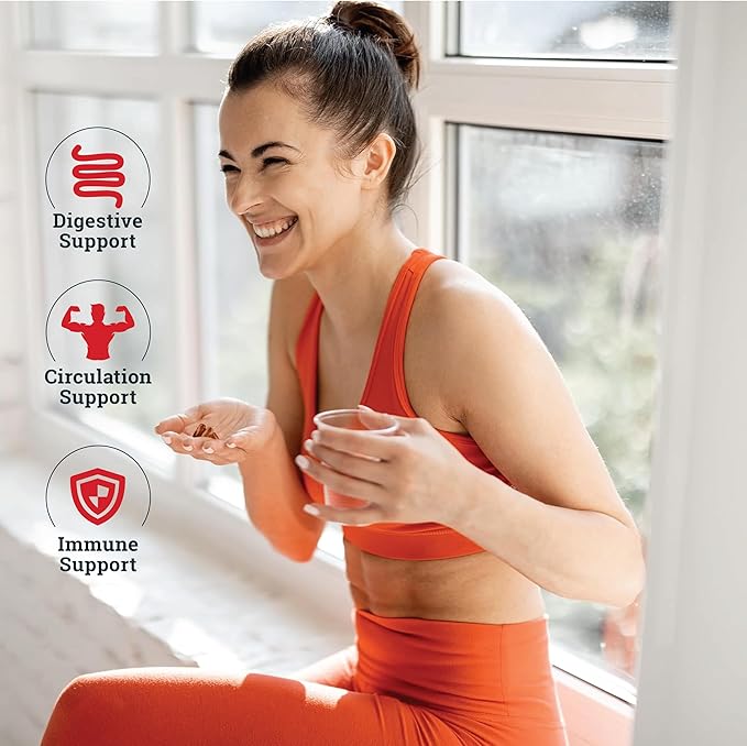 INCAS 100% USDA Organic Cayenne Pepper 120 Capsules (500mg) 45,000 SHU Traditional Digestion & Circulation Support Pure, No Additives & Fillers | 120 Servings