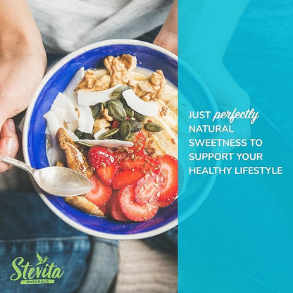 Stevita Organic Stevia - 16 oz, Pack of 2 - Stevia & Erythritol All-Natural Sweetener, No Calories - USDA Organic, Non-GMO, Vegan, Keto, Paleo, Gluten Free - 1816 Total Servings