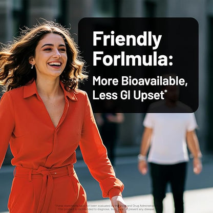 NatureWise Vegan Iron Supplement for Women & Men - Gentle on Stomach High Absorption - Coated Iron Bisglycinate Tablets + Vitamin C, Methyl B12, Folate & Organic Food Blend - 90 Tablets[90-Day Supply]