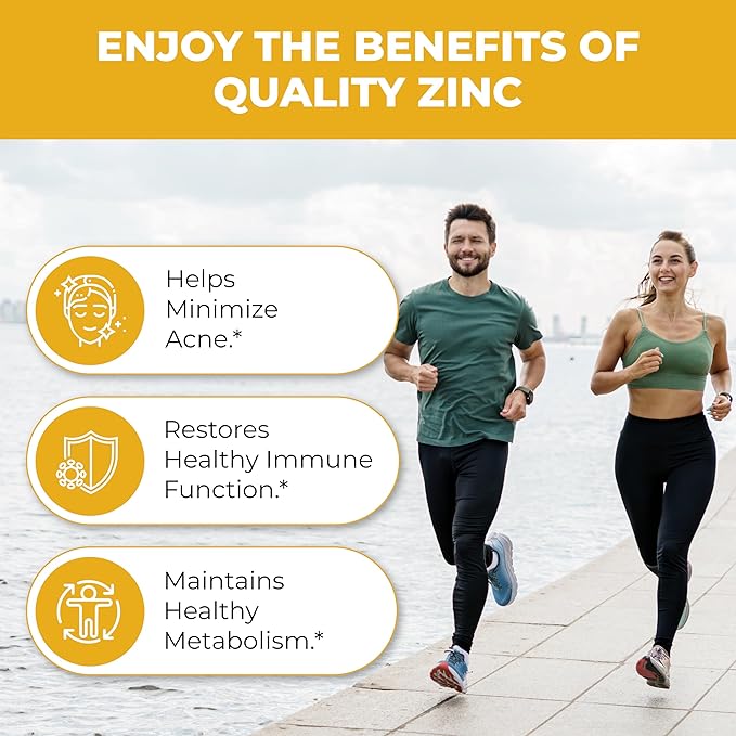 Sandhu Herbals Zinc 30mg Supplement for Men & Women| High Absorption Zinc Monomethionine Complex 120 Capsules| Zinc Supplements for Immune, Acne & Antioxidant Support| Vegetarian, Made in The USA