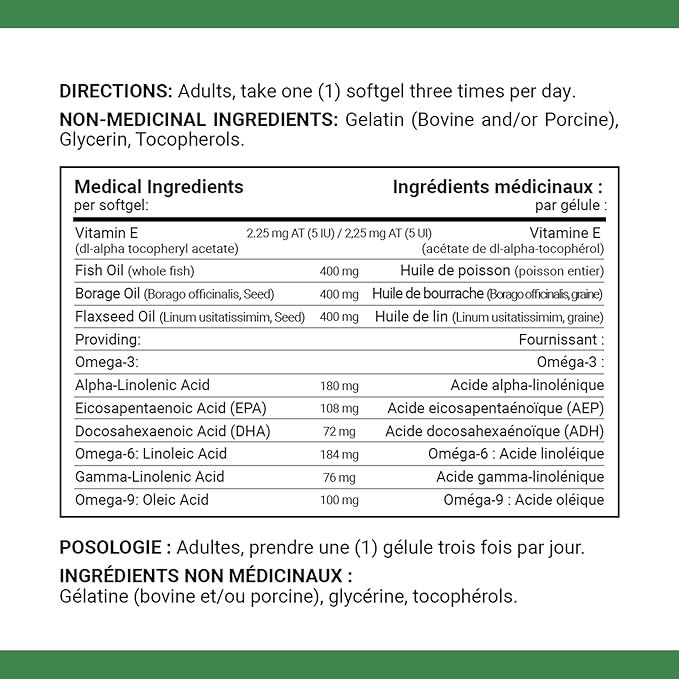 Nature's Bounty Omega-3-6-9 1200mg 200 count