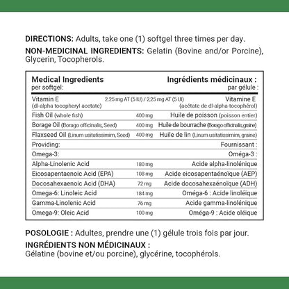 Nature's Bounty Omega-3-6-9 1200mg 200 count
