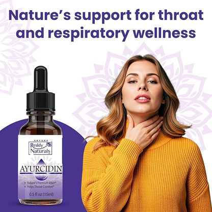 Reddy Naturals Ayurcidin Oil – Organic Essential Blend with Cinnamon, Clove, Black Seed & Vitamin E – Natural Aromatic Wellness Formula – 0.5 fl oz