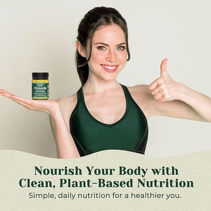 Organic Chlorella Tablets, Australian | Advanced BioDynamic Cracked Cell Wall | Chlorophyll-Rich, Vitamins, Minerals, CGF| Supports Good Health, Wellbeing | Vegan (Natural, 600)