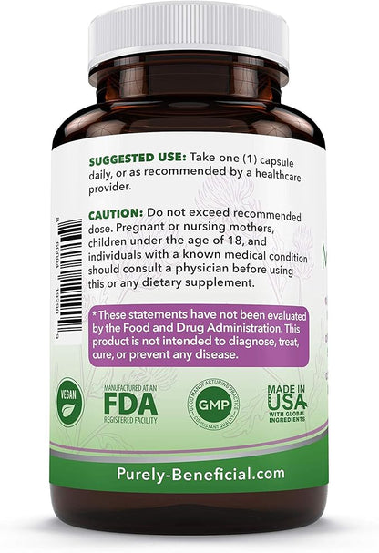 Milk Thistle Capsules- 25,000 MG Strength- 50X Concentrated Seed Extract & 80% Silymarin Standardized- 120 Vegan pills- Supports Healthy Liver Cleanse & Detoxification, Non-GMO- 4 Month Supply