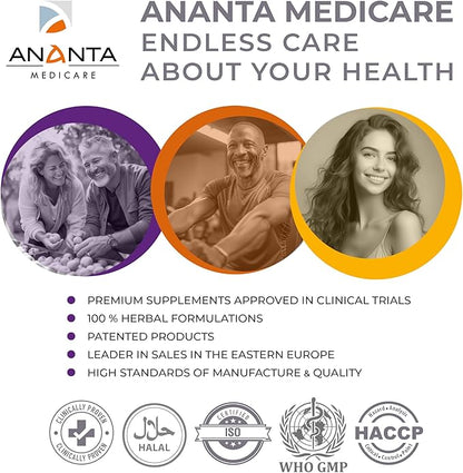 MEMOBOOST Ananta Medicare – Herbal Dietary Supplement (120 Capsules)
