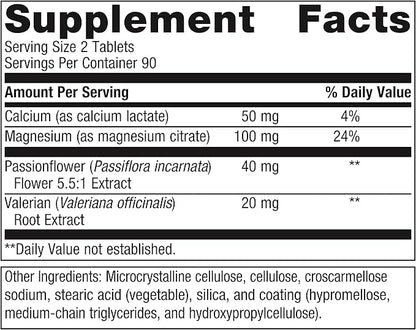 Metagenics MyoCalm - Muscle Support* - Calcium & Magnesium Supplement - with Passionflower Herb & Valerian Root - Mineral Supplements - Non-GMO, Gluten-Free & Vegetarian - 180 Tablets