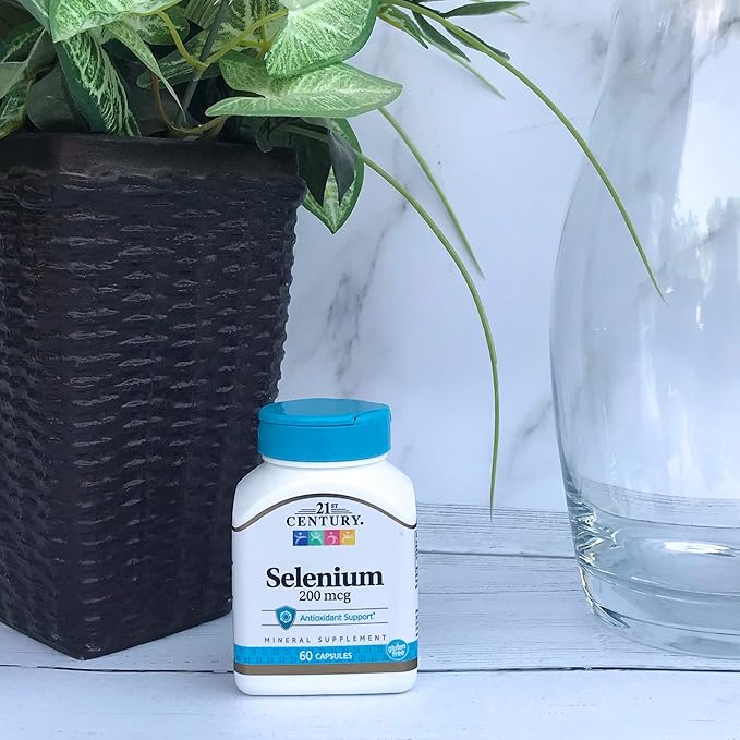 21st Century Selenium 200 mcg Capsules, 60 Count
