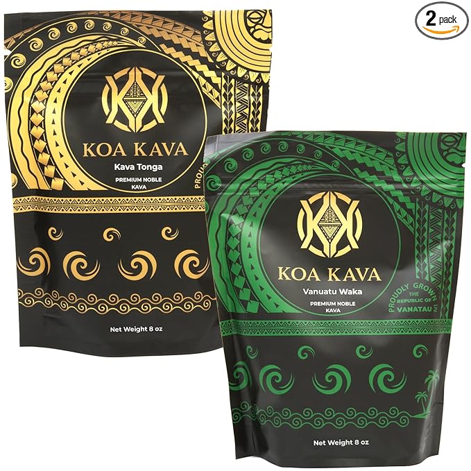 8 Oz Tongan Plus 8 oz Vanuatu Kava Bundle