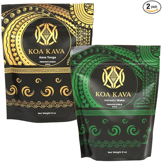 8 Oz Tongan Plus 8 oz Vanuatu Kava Bundle