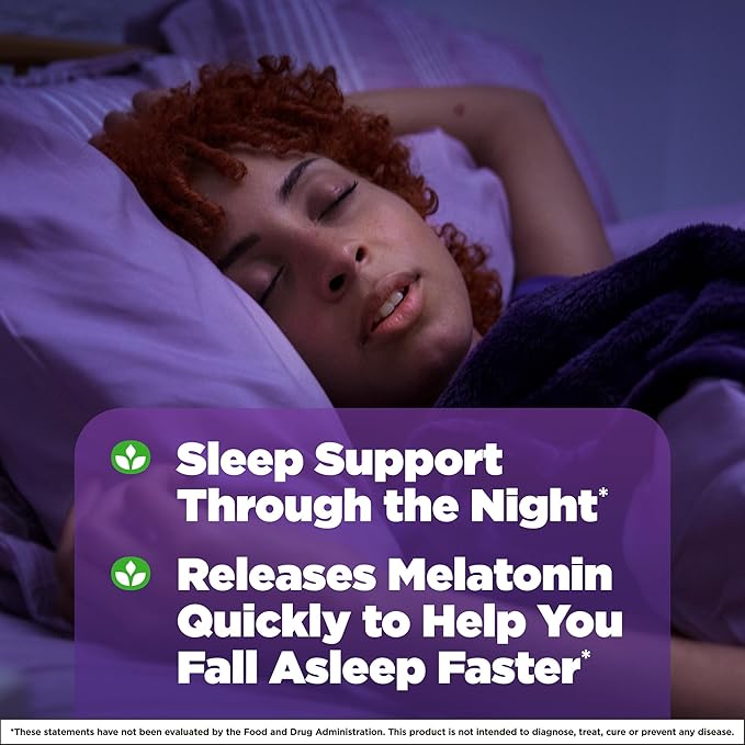 Natrol Advanced Sleep Melatonin 10mg, Dietary Supplement for Restful Sleep, Time Release Melatonin Tablets, 100 Time-Release Tablets, 100 Day Supply (Pack of 12)