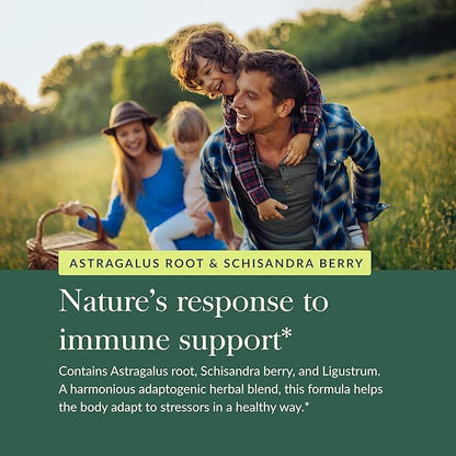 Gaia Herbs Astragalus Supreme - Immune and Antioxidant Support Herbal Supplement - with Astragalus Root, Schisandra Berry, and Ligustrum - 60 Vegan Liquid Phyto-Capsules (15-Day Supply)