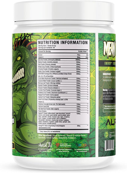 Mean Greens - Sports Greens + Reds Advanced Superfood Immunity and Gut Health | Cordyceps | Delicious Chocolate Fudge Flavor - 30 Servings