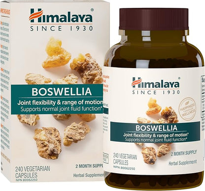 Himalaya Boswellia, Joint Support for Mobility and Flexibility, Promotes Tissue Preservation, 250 mg, 240 Capsules