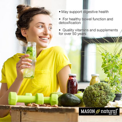 MASON NATURAL Activated Charcoal - Alleviates Gas and Bloating, Promotes Natural Detoxification, Highly Absorbent Supplement, 60 Capsules (Pack of 3)