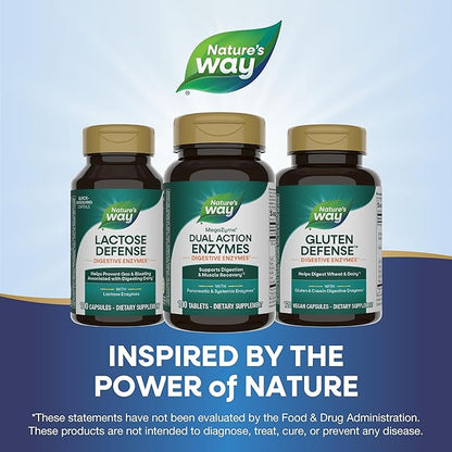 Nature's Way Mega-Zyme, Pancreatic & Systemic Enzymes*, Relieves Occasional Muscle Soreness Due to Overexertion and Exercise,* Digestive Support*, 100 Tablets (Packaging May Vary)