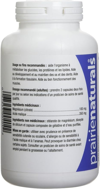 Mag Force Magnesium & Malic Acid Capsules, 180 Count