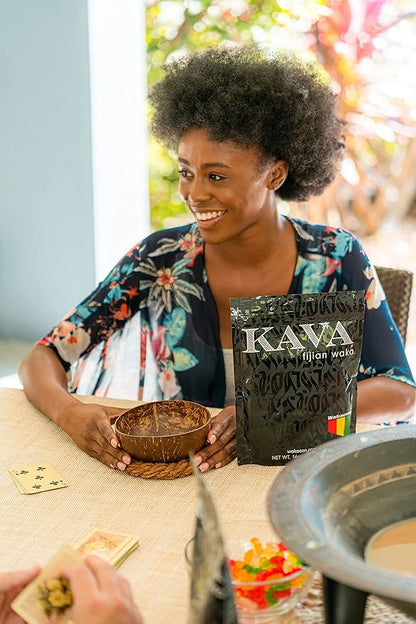 Kava Waka Powder – Authentic, Noble Kava Root Powder from Fiji – Premium, Responsibly Sourced, 16 Oz