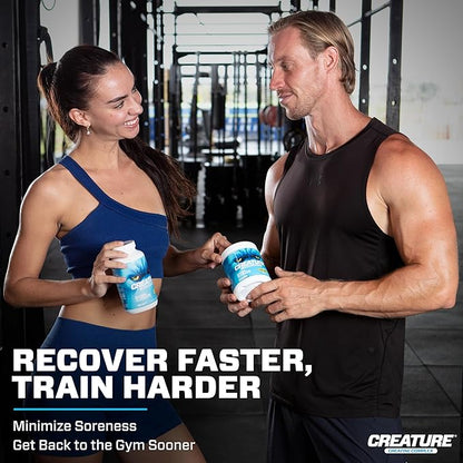 CREATURE® Creatine Complex - Creatine Monohydrate Capsules with 5 Types of Creatine Including Con-Crēt® Creatine HCL, Promotes Muscle, Strength, Endurance, Brain Health, 180 Veggie Caps, 60 Servings