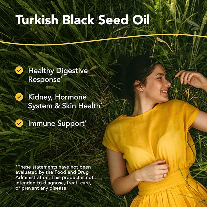 NORTH AMERICAN HERB & SPICE Black Seed Oil - 12 fl oz - Digestive & Immune Support - Contains Oreganol P73 Oregano Oil & Rosemary Oil - Non-GMO - 72 Servings