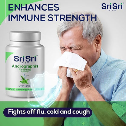 Andrographis Paniculata Supplements – 60 Tablets Plant based Herbals Andrographis Respiratory Wellness – Immune Strength Restorative Andrographis Tablets – 500 Mg Organic Green Chiretta Herb