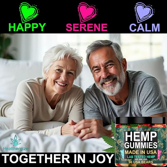 Hemp Gummies Sleep Calm Relaxation-Made in USA