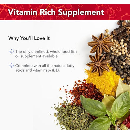 Physician's Strength PolarVite - 60 Gelcaps - Vitamin A & D Wild Sockeye Salmon Fish Oil with Natural Astaxanthin - 30 Servings