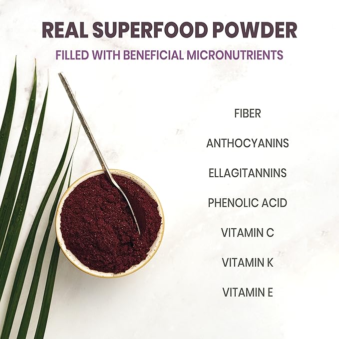 Wild Bilberry Extract for Eyes USDA Organic 3.4oz Bottle, Black Red Raspberry Powders Bundle 5 Ounce Bag, Freeze Dried Raspberries for Baking Smoothies Dehydrated Fruit