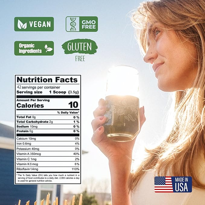 Detox Cleanse Powder - 42 Servings of Liver Cleanse Detox & Repair Powder with Milk Thistle, Dandelion Root, Turmeric, Artichoke Leaf - Liver Supplement Drink Powder for Liver Health