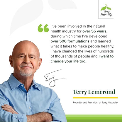 Terry Naturally Healthy Ligaments & Tendons - Dietary Supplement for Connective Tissue & Joint Lubrication Support - Non-GMO Formula to Aid Ligament & Muscle Health - 60 Capsules