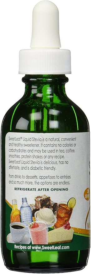 SweetLeaf Sweet Drops - Flavored Stevia Liquid Sweetener, Organic Stevia Extract, Zero Calories, Gluten Free, Keto Friendly, Non GMO, Natural Flavor - Valencia Orange, 2 Fl Oz (Pack of 1)