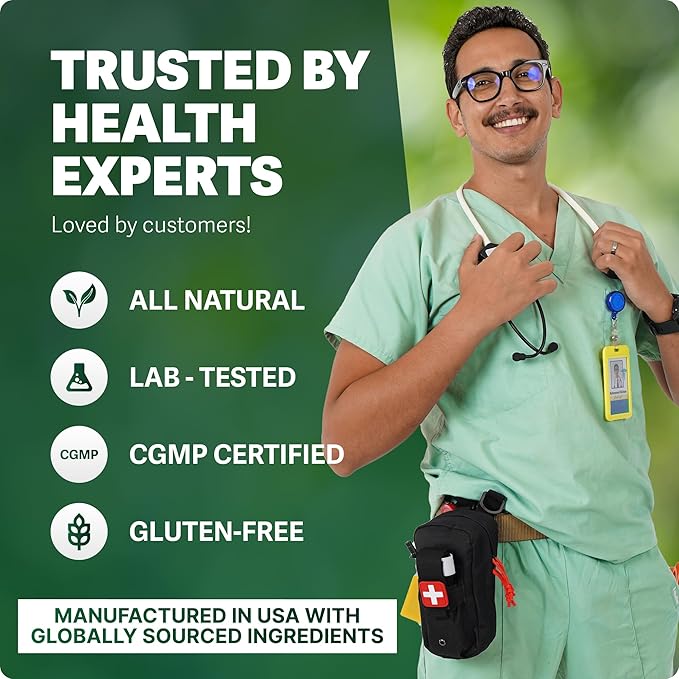 Rosabella Natural Healer – Organic Superfood Immune & Digestive Support – 60 Capsules – Plant-Based Supplement for Detox, Bloating Relief, and Gut Wellness for Women & Men