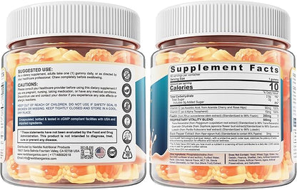 Liposomal Fisetin 200mg & Resveratrol Complex 500mg Liquid Gummies - Longevity & Cell Renewal Support - 98% High Purity Fisetin,Trans-Resveratrol Quercetin Luteolin with Vitamins C & E, 1-A-Day, 60Cts