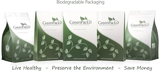 GreenPacks® Organic Red Yeast Rice, 1200 mg. per Serving (600 mg. per Capsule) Supplement - 400 Capsules