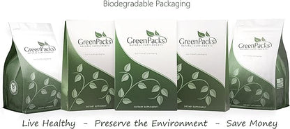 GreenPacks® Organic Red Yeast Rice, 1200 mg. per Serving (600 mg. per Capsule) Supplement - 400 Capsules