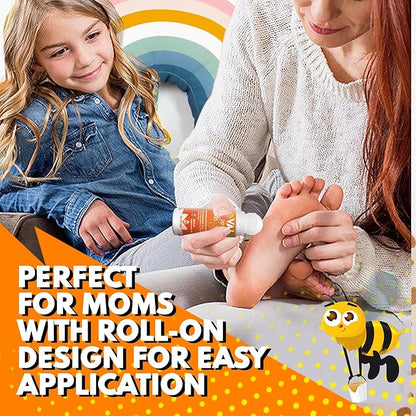 VAL Magnesium Roll-On for Kids | Gentle Zechstein Magnesium Chloride | Relaxation for Daytime & Bedtime | Calm & Mood Support | with Chamomile, Shea Butter & Essential Oils | USA Made | 3oz