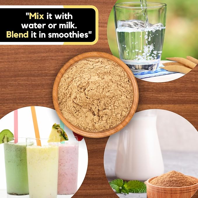 Organic Shatavari Powder for Health 16 oz (454 gram) Pack of 1