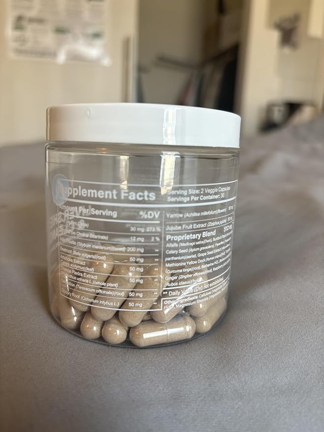 Liver Shield & Cleanse | Herbal Liver Cleanse Detox & Repair Supplement | Milk Thistle & Artichoke Extract Supplements | Fatty Liver & Health Support | 120 Capsules for Men and Women