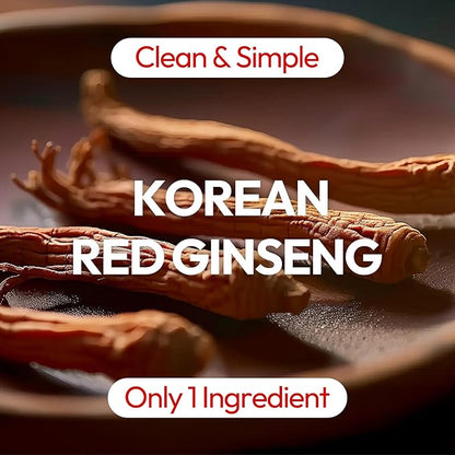 Renewed Korean Red Ginseng Extract Paste (HongSam Jung) - Panax Ginseng Adaptogen Supplements - Energy Boost & Immune Support, Caffeine Free & Gluten Free (240g, 8.47 oz)