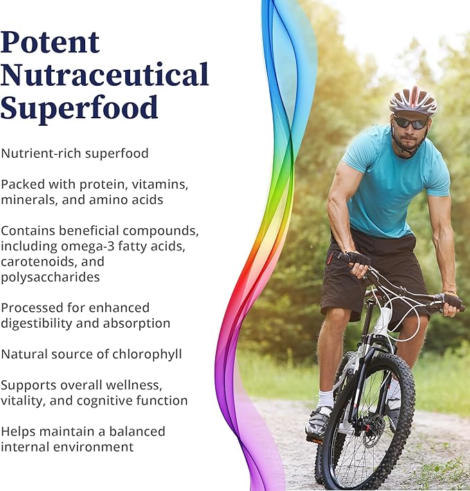 BioPure Chlorella Pyrenoidosa – 100% Organic, Cracked-Cell Wall, Nutraceutical Superfood Packed with Proteins, Vitamins, Minerals & Amino Acids that Supports Metabolism, Detox & Immunity – 400 Tablets