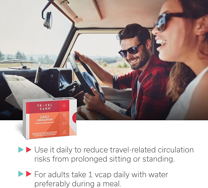 Daily Circulation | Antioxidant Powerhouse Supplement | Supports Inflammatory Response, Healthy Blood Flow & Metabolic Function | Maqui Berry, Ginger, Pycnogenol | 10 Vegan Capsules