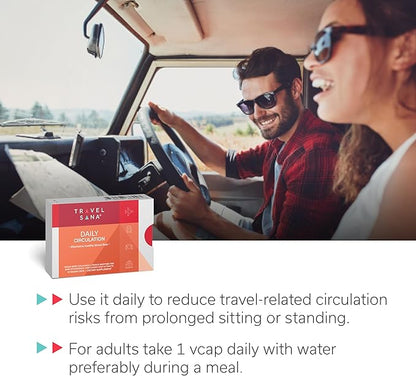 Daily Circulation | Antioxidant Powerhouse Supplement | Supports Inflammatory Response, Healthy Blood Flow & Metabolic Function | Maqui Berry, Ginger, Pycnogenol | 10 Vegan Capsules