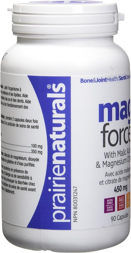 Mag Force Magnesium & Malic Acid Capsules, 90 Count