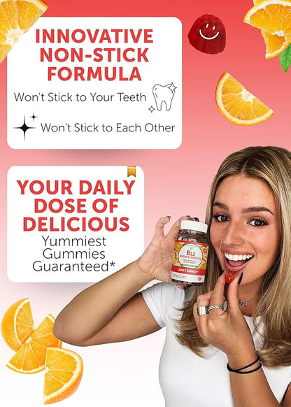 Lunakai Vitamin B12 and Women's Multivitamin Gummies Bundle - 3000mcg Methylcobalamin High Absorption Energy Gummy - 100% Daily Value of 16 Essential Vitamins and Minerals Supplement - 30 Days Supply
