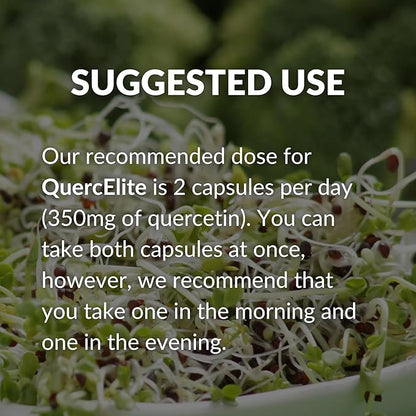 Mara Labs QuercElite Bioavailable Quercetin | 250 mg Quercetin and 250 mg Broccoli Seed Complex | 60 Vegan Capsules