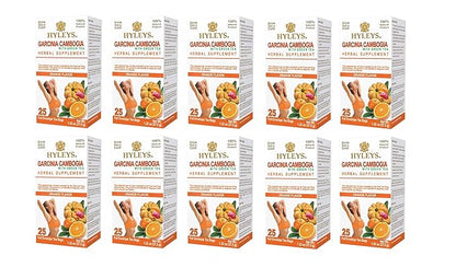 HYLEYS Tea Garcinia Cambogia Green Tea with Orange Flavor - 25 Tea Bags (12 Pack - 300 Tea Bags Total)